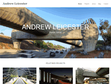 Tablet Screenshot of andrewleicester.com